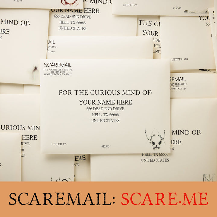ScareMail Scare.Me — horror letter series