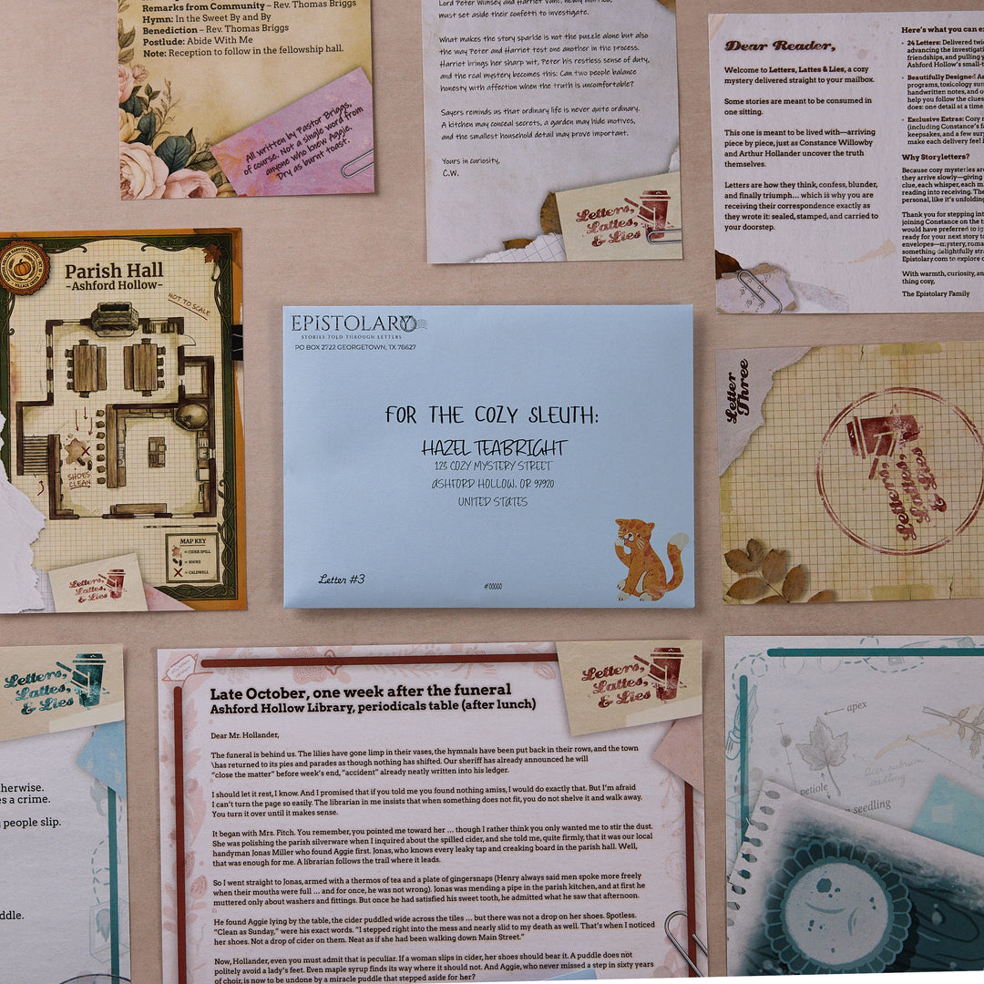 LETTERS, LATTES AND LIES