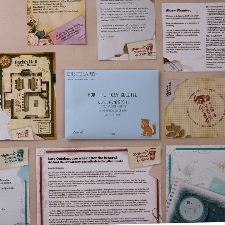 LETTERS, LATTES AND LIES