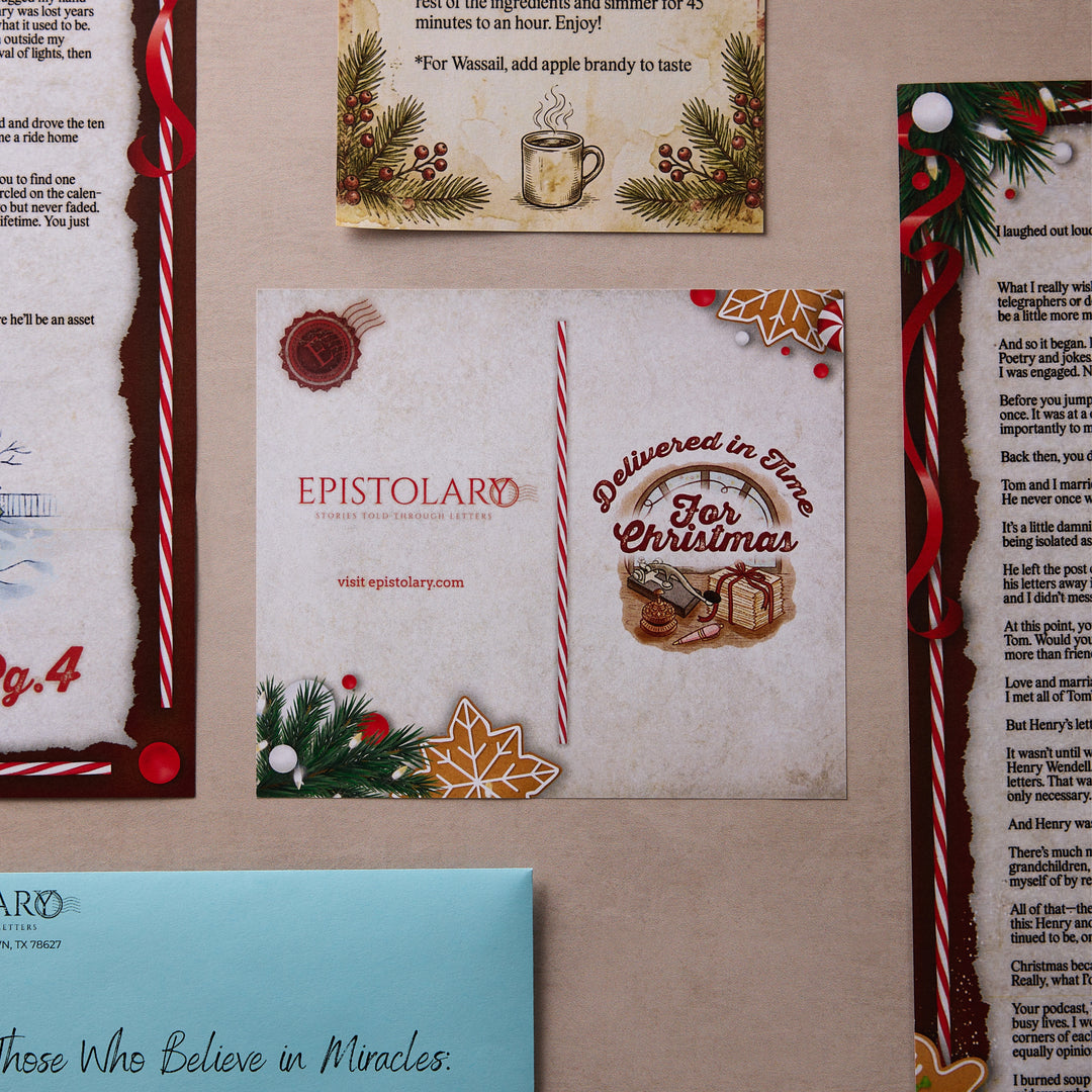 Delivered in Time for Christmas