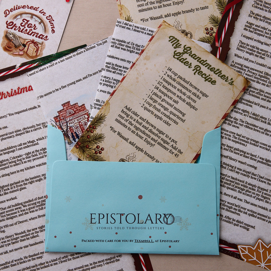 Delivered in Time for Christmas