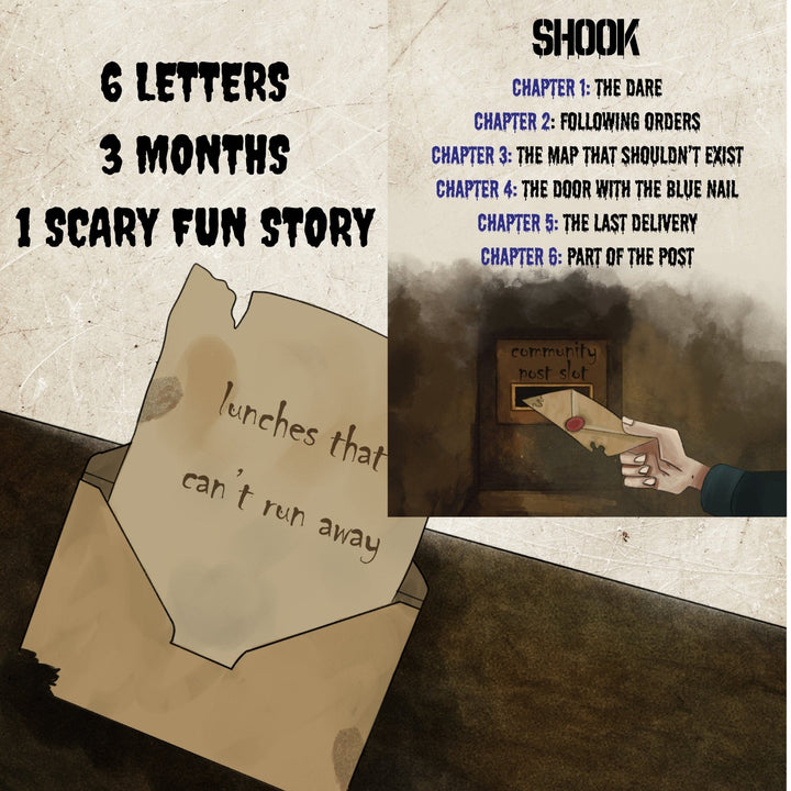 ScareMail The Door with the Blue Nail (Ages 12+) — youth horror letter series, photo 4